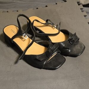 Torrid Black Block Heel Sandles 13ww